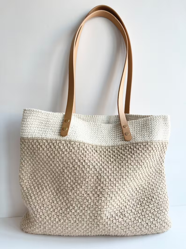 Spike Stitch Tote Bag