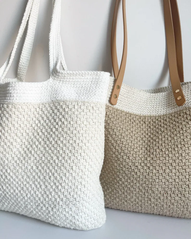 Spike Stitch Tote Bag