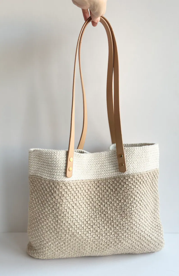 Spike Stitch Tote Bag