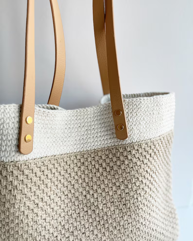 Spike Stitch Tote Bag