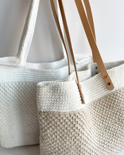 Spike Stitch Tote Bag