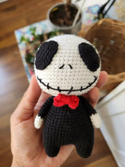 Jack Skellington Amigurumi Crochet Pattern Halloween