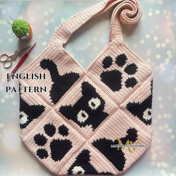 tail bag Crochet Pattern