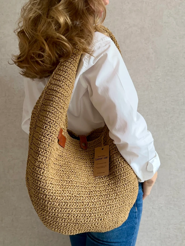 Crochet Jute Bag Pattern