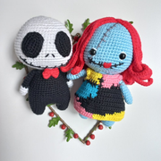 Jack and Sally Bundle crochet Halloween Pattern