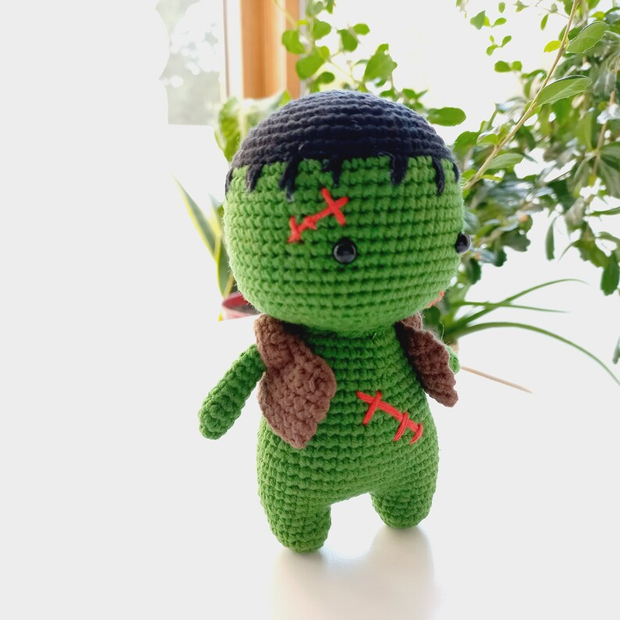 Monster Frankenstein crochet pattern