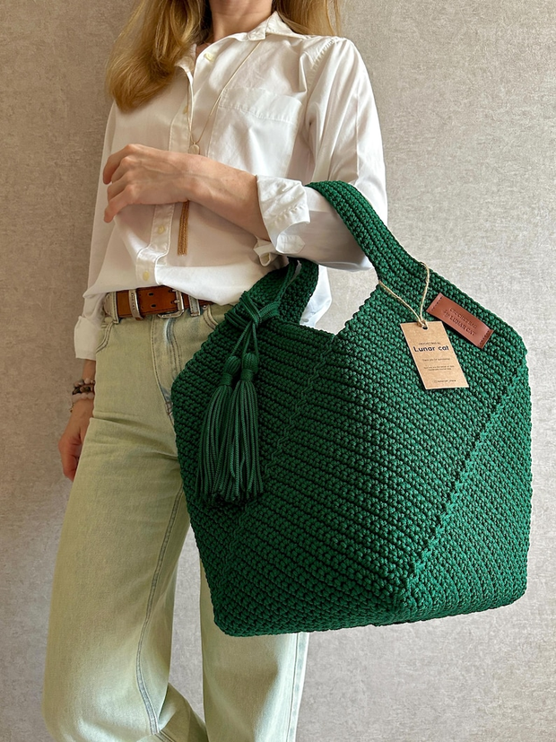 the Reusable Grocery Bag Crochet Pattern