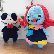 Jack and Sally Bundle crochet Halloween Pattern