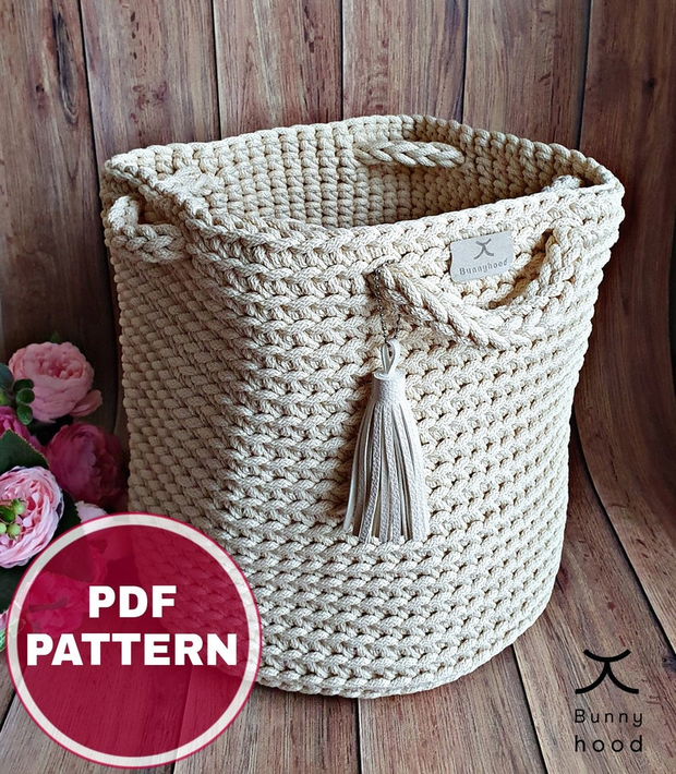 Tote Bag Medium SIZE. Crochet Pattern