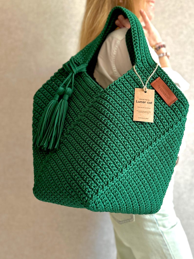 the Reusable Grocery Bag Crochet Pattern