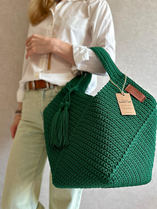 the Reusable Grocery Bag Crochet Pattern